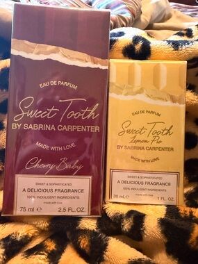 Sabrina Carpenter sweet tooth, cherry baby and lemon pie bundle